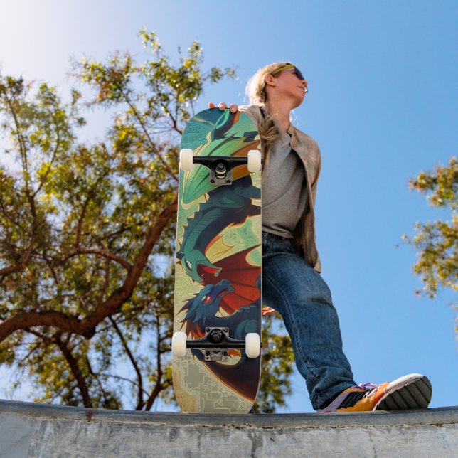 Skateboard Dragon vs Pegasus  (Exterior 1)