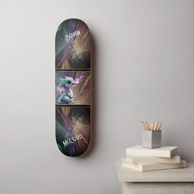 Skateboard Dragón y mazmorra (Arte de la pared)