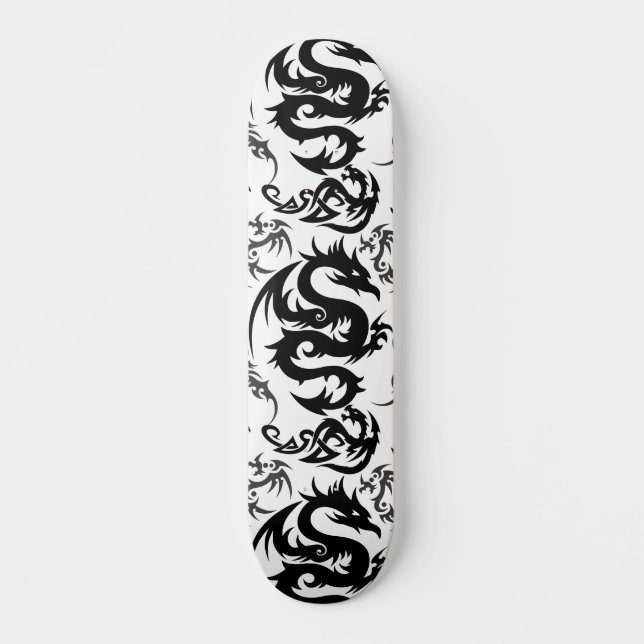 Skateboard Dragons outline pattern 05.b.DOLP01 (Anverso)