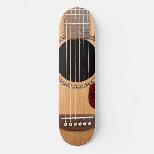 Skateboard Dreadnought Acoustic 6 String Guitar (Anverso)