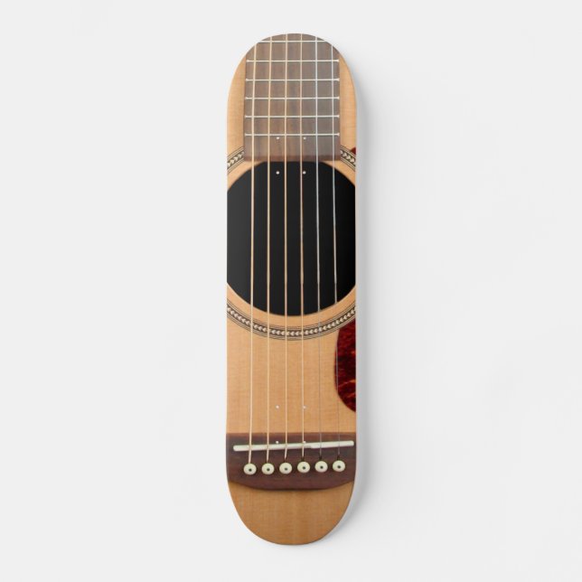 Skateboard Dreadnought Acoustic 6 String Guitar (Anverso)