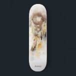 Skateboard *~* Dream Catcher Sagrado Boho Tribal Shamanic<br><div class="desc">* Western BOHO American Watercolor Abstract Dream Catcher Journey con encantadoras plumas como símbolo chamánico para un diseño nativo americano de Healer espiritual Healer o BOHEMIAM. * . *** Los colores son en su mayoría HUEVOS BLANCOS BLANCOS Y PEACH. Este espíritu basado en el esotérico popular boho creativo abstracto dreamcatcher...</div>