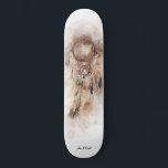 Skateboard *~* Dream Catcher . Shaman Tribal Sacred Shamanic<br><div class="desc">* Western BOHO American Watercolor Abstract Dream Catcher Journey con encantadoras plumas como símbolo chamánico para un diseño nativo americano de Healer espiritual Healer o BOHEMIAM. * . *** Los colores son morado y gris berenjena. Este espíritu basado en el esotérico popular boho creativo abstracto dreamcatcher moderno y el diseño...</div>
