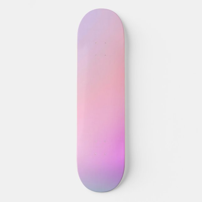 Skateboard Dreamy Cotton Candy Pastel Gradient (Anverso)