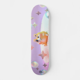 Skateboard Dreamy little bear, bubbles, and stars- yoga mat