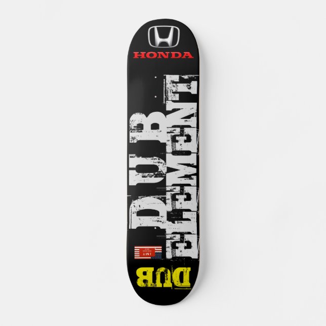 Skateboard DUB ELEMENT Patineta, Cubierta de 7¾" (Anverso)