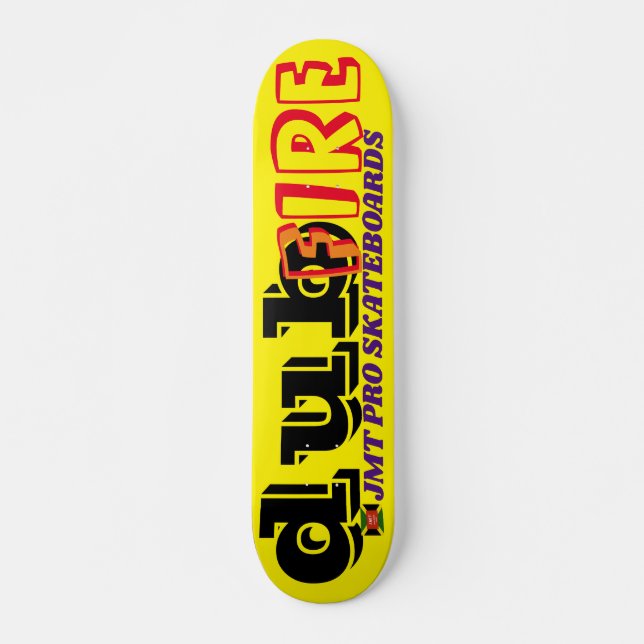Skateboard DUB FIRE JMT, 73/7" Deck (Anverso )