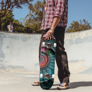 Skateboard Dubman Designs: Mosaico en espiral de Fibonacci