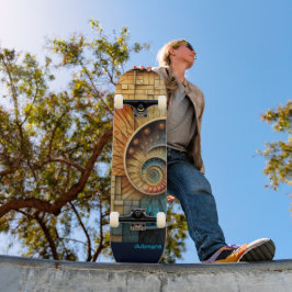 Skateboard Dubman Does Design: Collage del Multiverso de Fibo