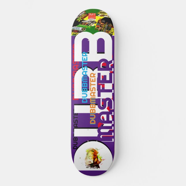 Skateboard DUBMASTER JMT 8 Placa de patinaje de 1/4" (Anverso)