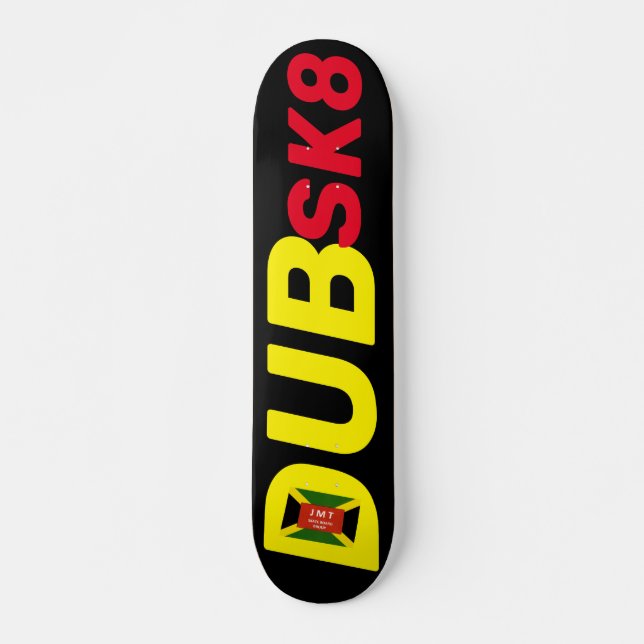 Skateboard DUBSK8 JMT, 777" Deck (Anverso )