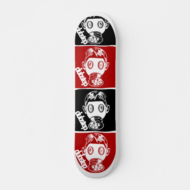 Skateboard Dubstep cepilló el tablero del cuadrante (Anverso )