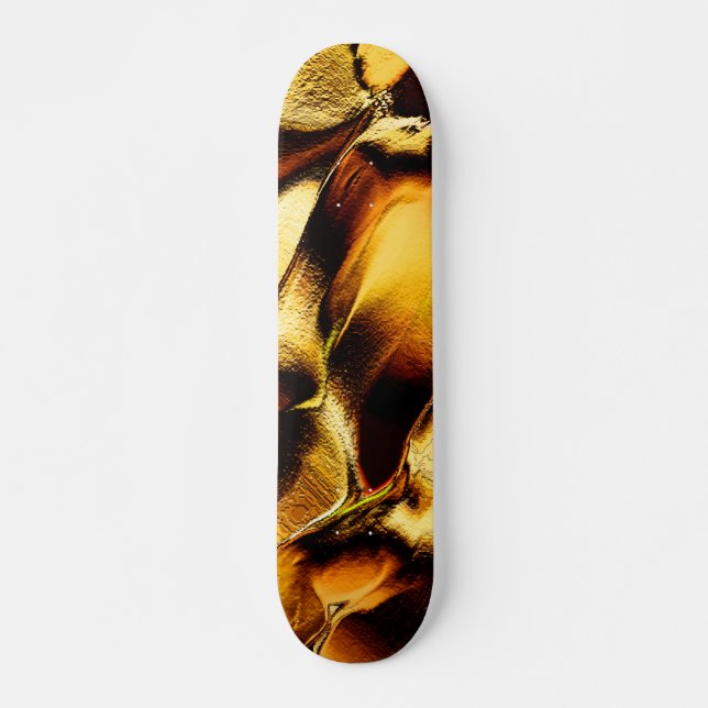 Skateboard Dunas raras en oro quemado (Anverso )