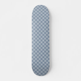 Skateboard Dusty Blue Checkerboard