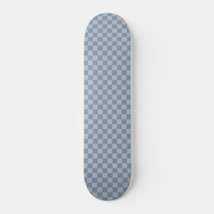 Skateboard Dusty Blue Checkerboard