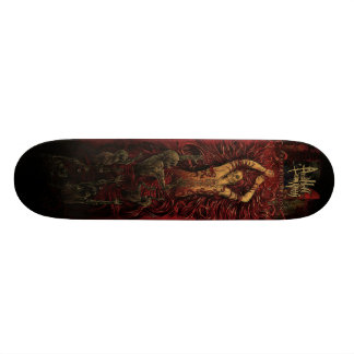 Skateboard E INFIERNO SEGUIDO CON cubierta de la orientación