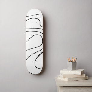 Skateboard Ebb y Flow 2 - Blanco y negro