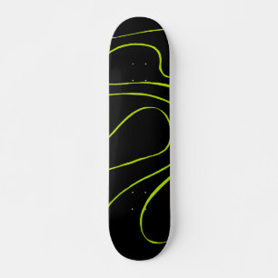 Skateboard Ebb y Flow 2 en verde limón y negro