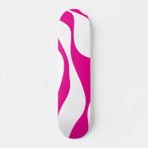 Skateboard Ebb y Flow 4 en magenta y blanco