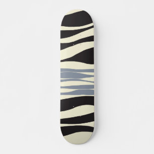 Skateboard Ebb y Flow en negro, gris y crema