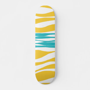 Skateboard Ebb y Flow - Turquesa y Amarillo