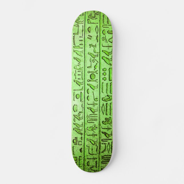 Skateboard Ecologia de jeroglíficos egipcios (Anverso)