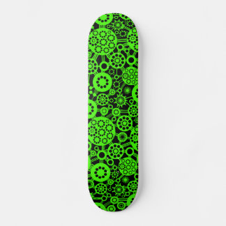 Skateboard Ecosistema - Chartreuse en negro