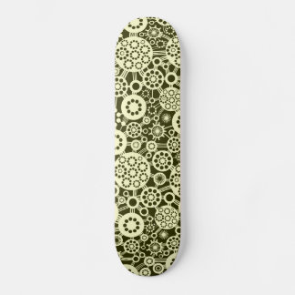 Skateboard Ecosistema - Crema sobre olivo oscuro
