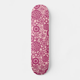 Skateboard Ecosistema - Crimson en rosa oscuro