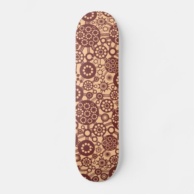 Skateboard Ecosistema - Marrón en arena (Anverso)