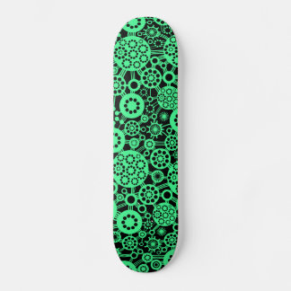 Skateboard Ecosistema - Mint Green sobre el negro