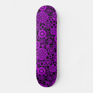 Skateboard Ecosistema - Púrpura en negro