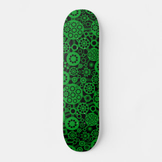 Skateboard Ecosistema - Verde de hierba sobre negro