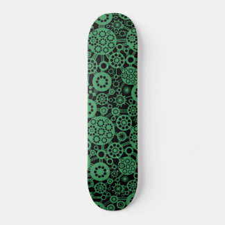 Skateboard Ecosistema - Verde del ejército sobre negro