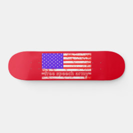 Skateboard edición de bandera estadounidense del EJÉRCITO DE 