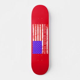 Skateboard edición de bandera estadounidense del EJÉRCITO DE 