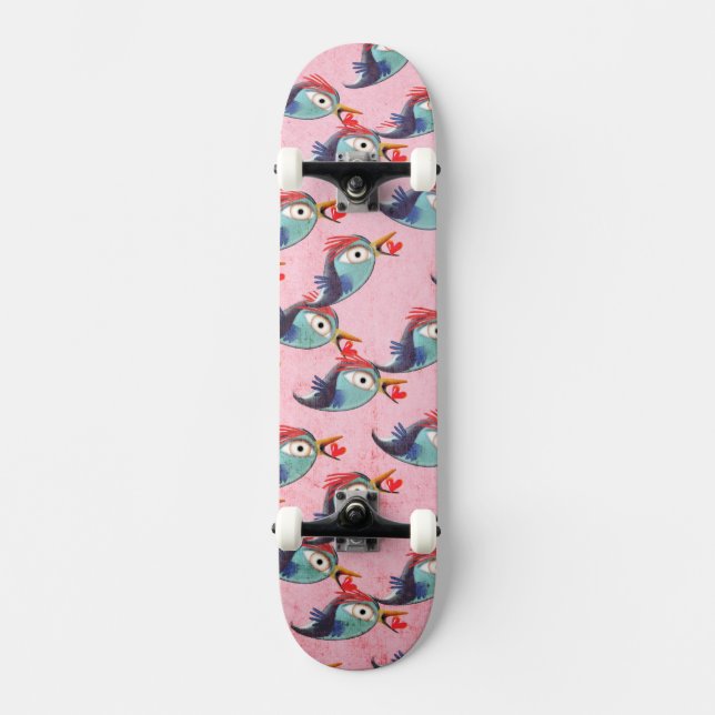 Skateboard Edición limitada de Rupydetequila (Anverso)