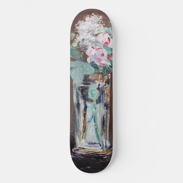Skateboard Edouard Manet - Flores en un jarrón de cristal (Anverso)