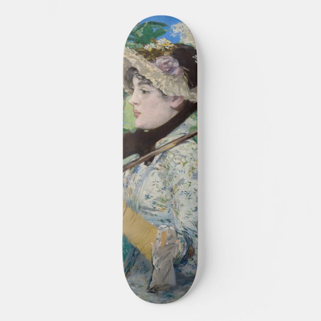 Skateboard Edouard Manet - Jeanne / Primavera (Anverso)