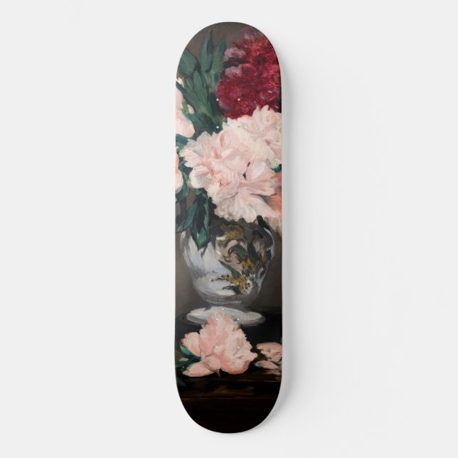 Skateboard Edouard Manet - Vase de Peonies en Pedestal pequeñ (Anverso)