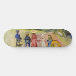 Skateboard Edvard Munch - El bosque de cuento de hadas