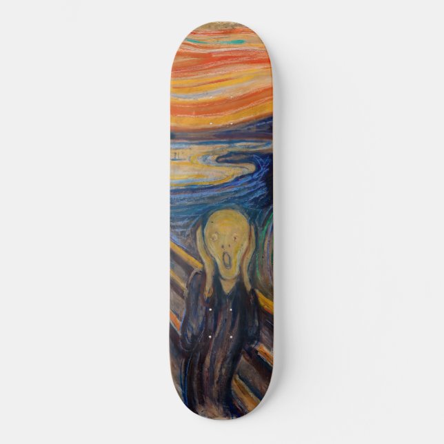 Skateboard Edvard Munch - El Grito 1893 (Anverso)