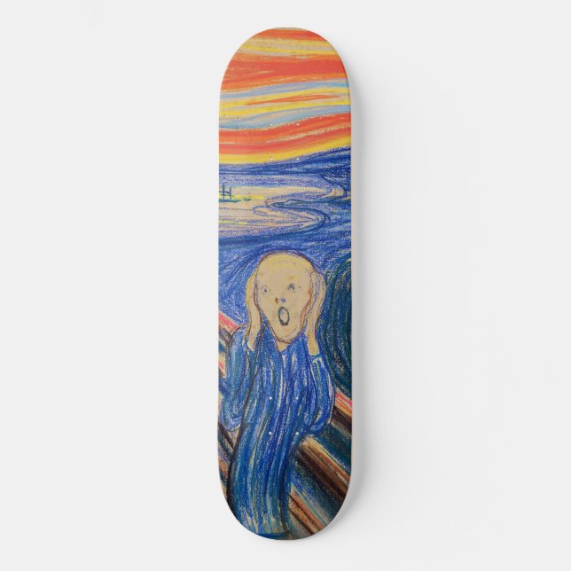 Skateboard Edvard Munch - El Grito 1895 (Anverso)