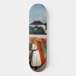 Skateboard Edvard Munch - Los Chicas en el puente