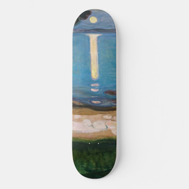 Skateboard Edvard Munch - Moonlight (Anverso)