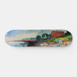 Skateboard Edvard Munch - Shore with Red House