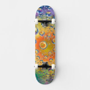 Skateboard EE. UU., Colorado, Lafayette. Burbujas de agua en