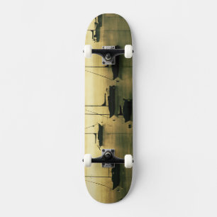 Skateboard EE. UU., Colorado, lago Dillon. La madrugada