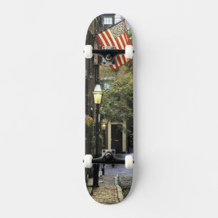 Skateboard EE. UU., Massachusetts, Boston, Beacon Hill.