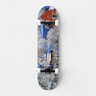 Skateboard EE. UU., Washington, Methow Valley, Graneros en